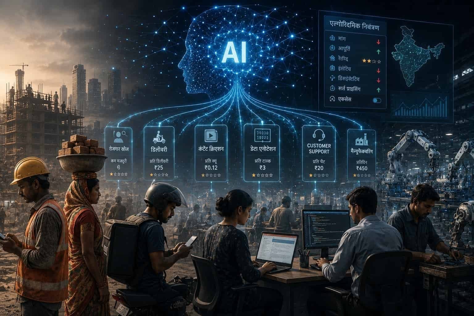 The Algorithmic Auction: AI-Driven Monopsony and Labour Market Rules