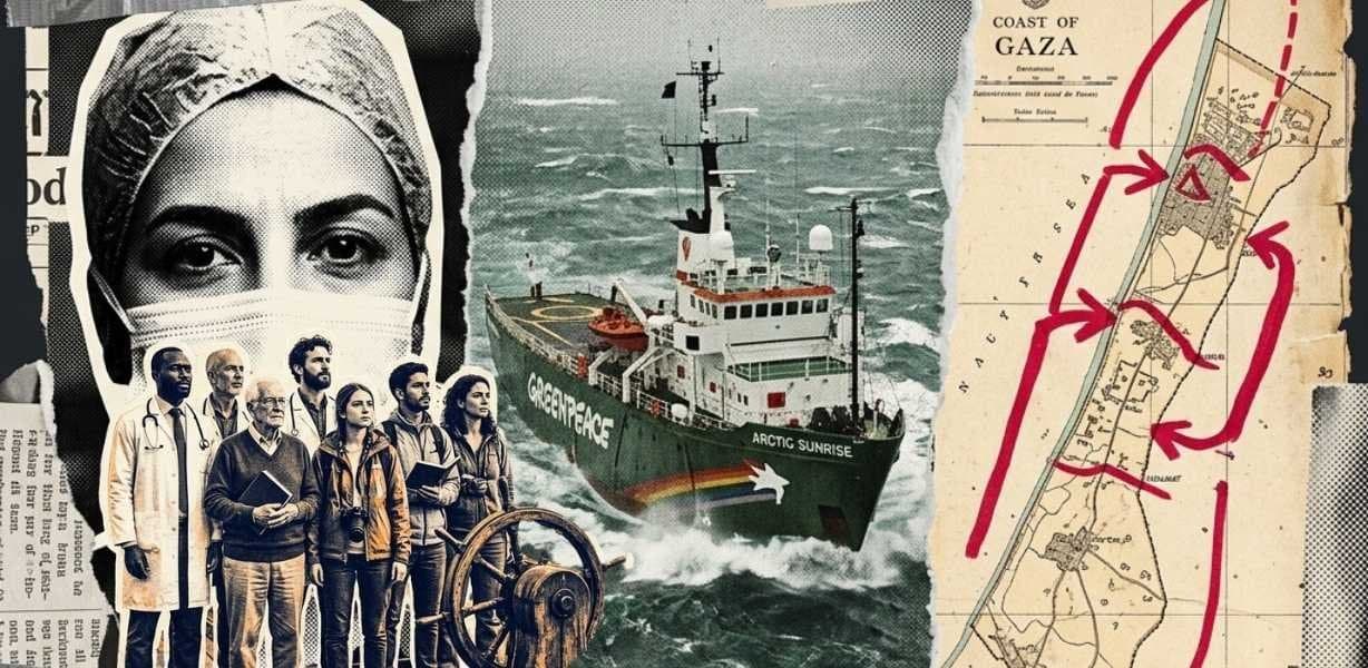 Global Sumud Flotilla heading to Gaza challenging its blockade