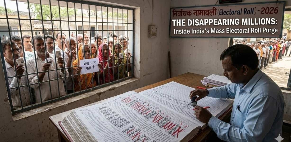 The Disappearing Millions: Inside India’s Mass Electoral Roll Purge